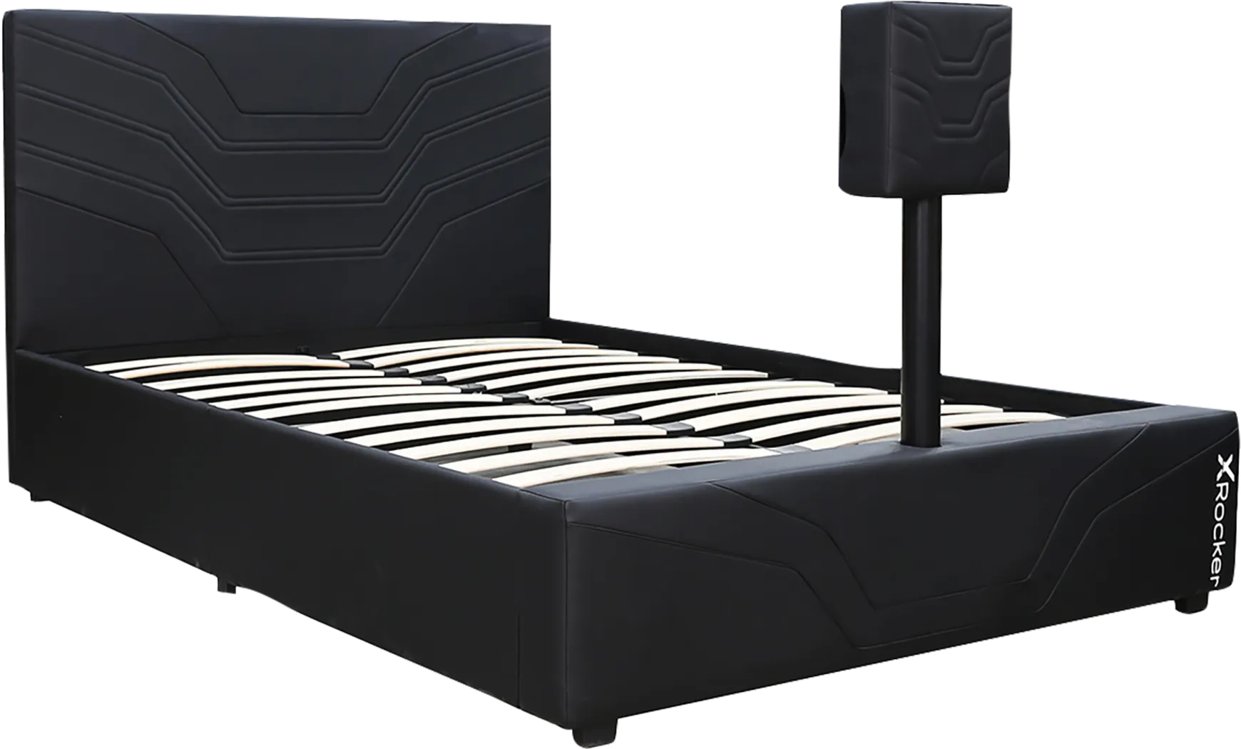 Kids Nanswell Black Full Gaming Bed with TV Mount - Thumbnail - Image 1