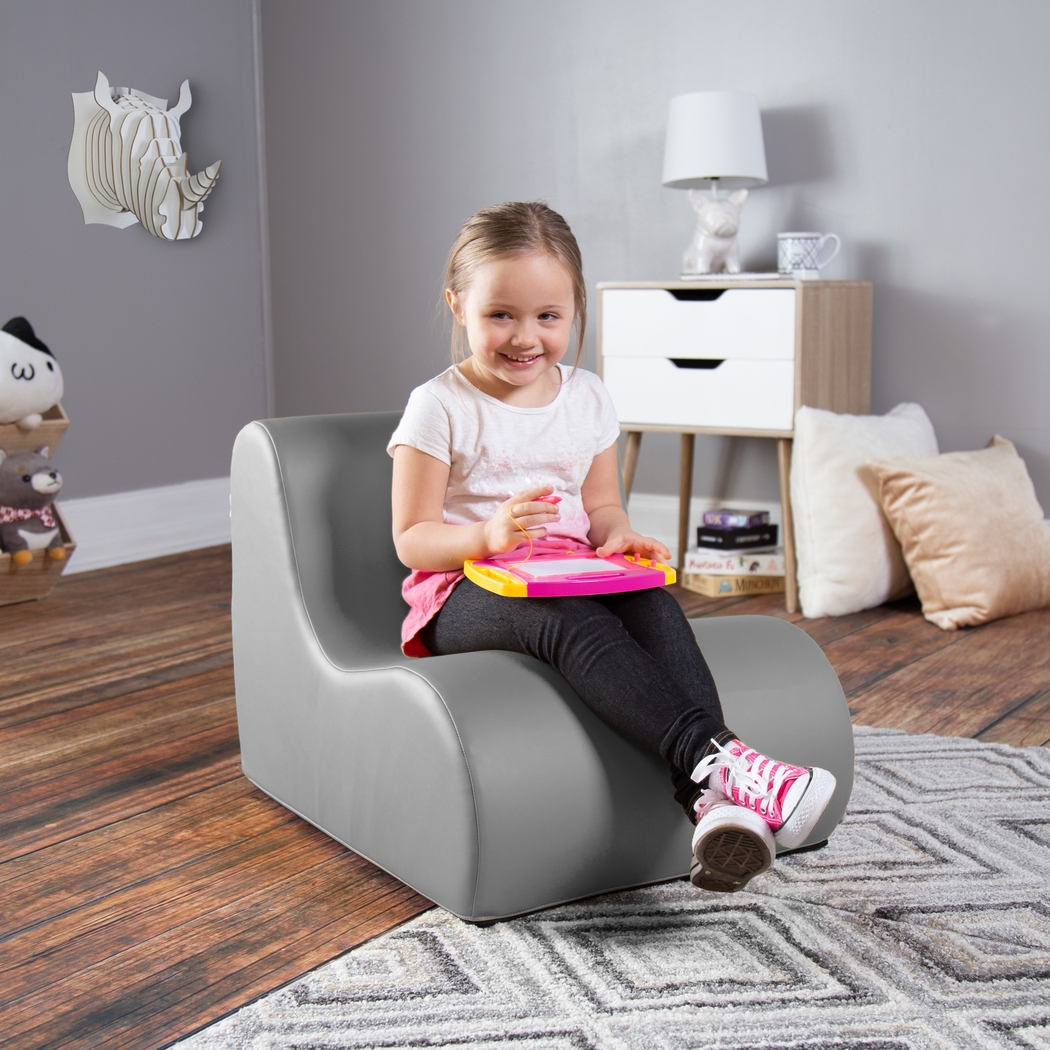 Kids Nariko Gray Foam Chair - Thumbnail - Image 6
