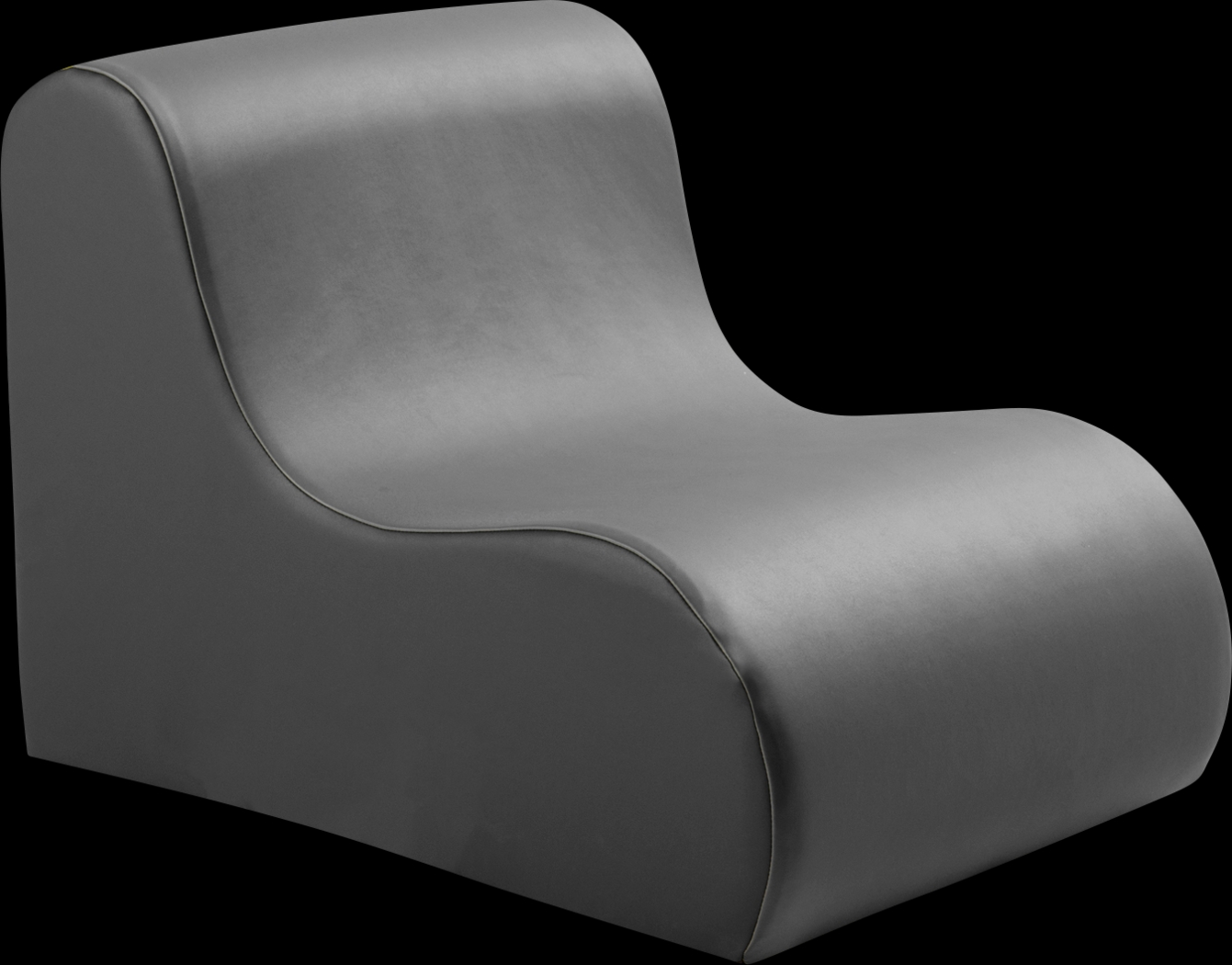 Kids Nariko Gray Foam Chair - Thumbnail - Image 1