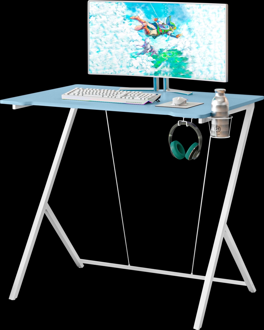 Narohi Blue Gaming Desk - Thumbnail - Image 1