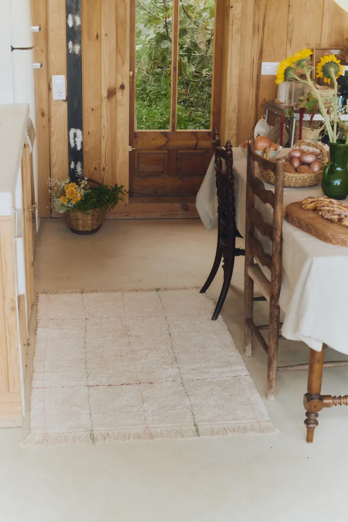 Kids Natural 3' x 4'3 Color Lines Rug - Thumbnail - Image 2