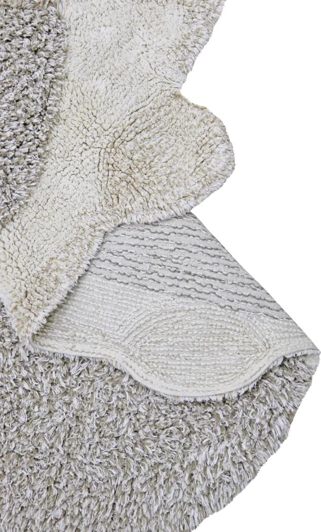 Kids Natural 3' x 4'3 Hedgehog Machine Washable Rug - Thumbnail - Image 5