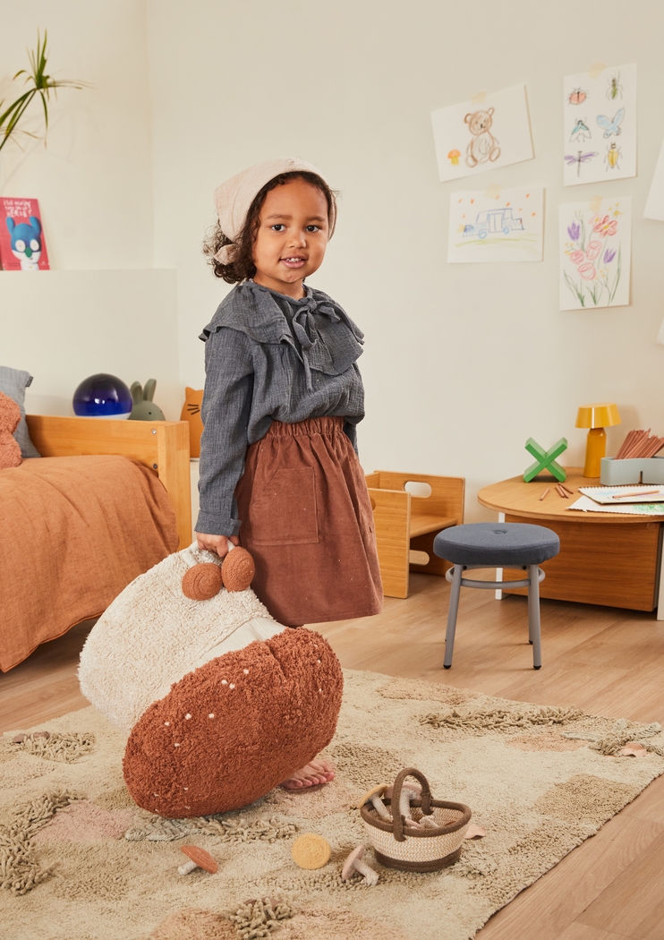 Kids Natural Boletus Pouf - Thumbnail - Image 3