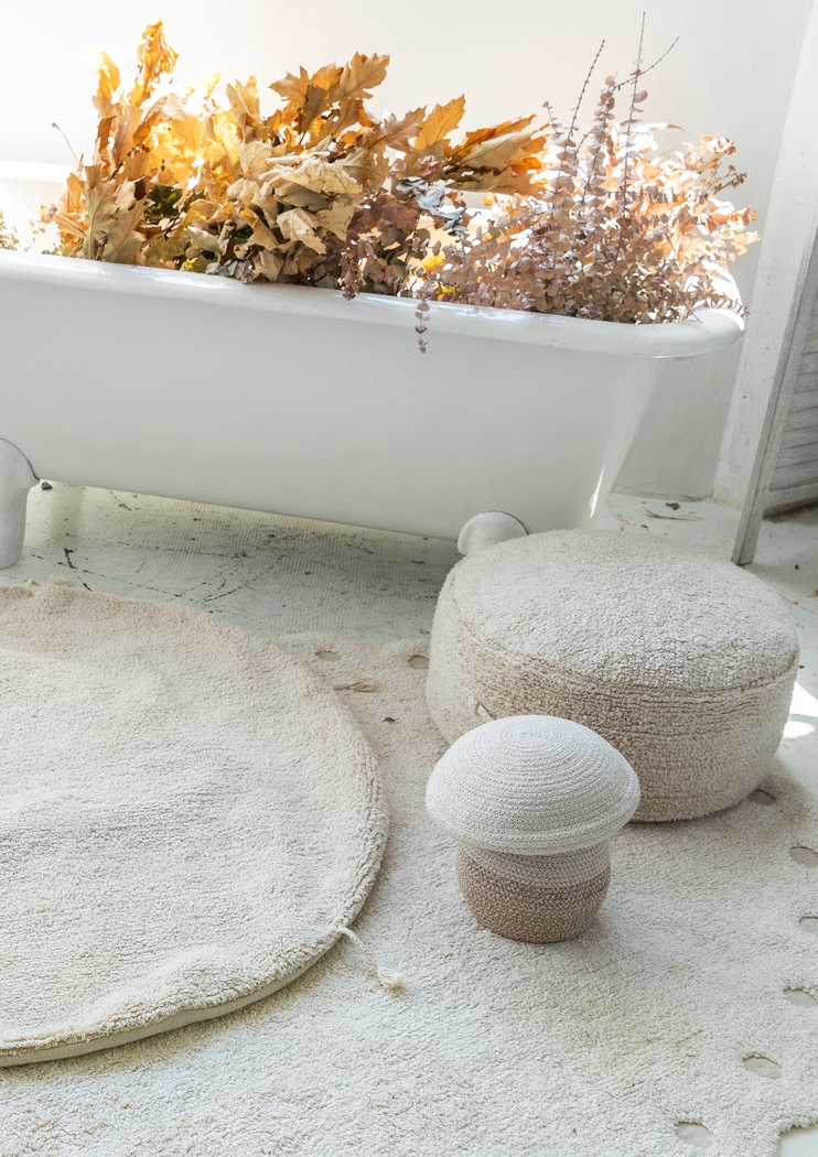 Kids Chill Natural Pouf - Thumbnail - Image 2