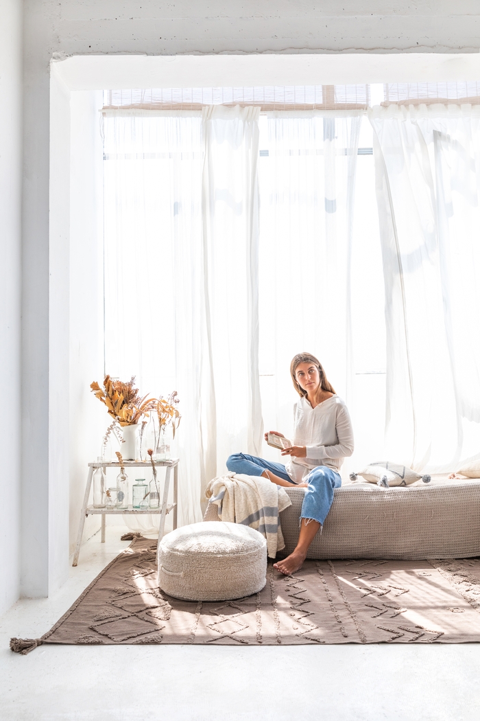 Kids Chill Natural Pouf - Thumbnail - Image 5