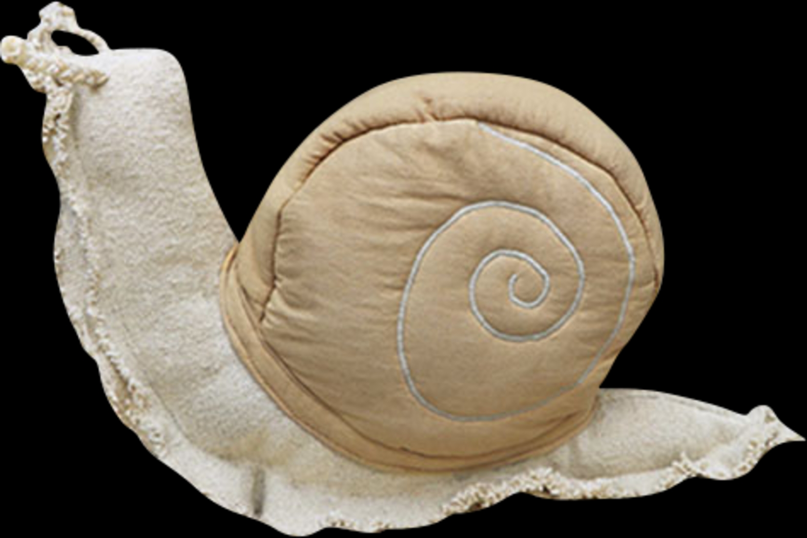 Kids Natural Lazy Snail Floor Pillow - Thumbnail - Image 1