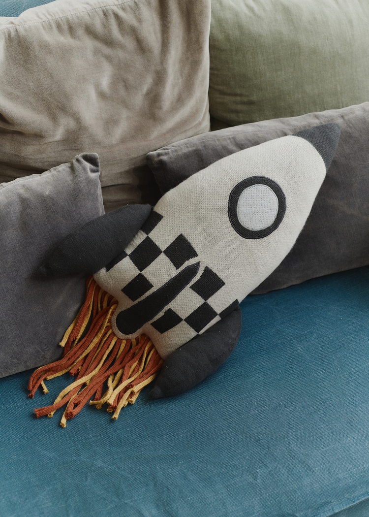 Kids Natural Rocket Pillow - Thumbnail - Image 2