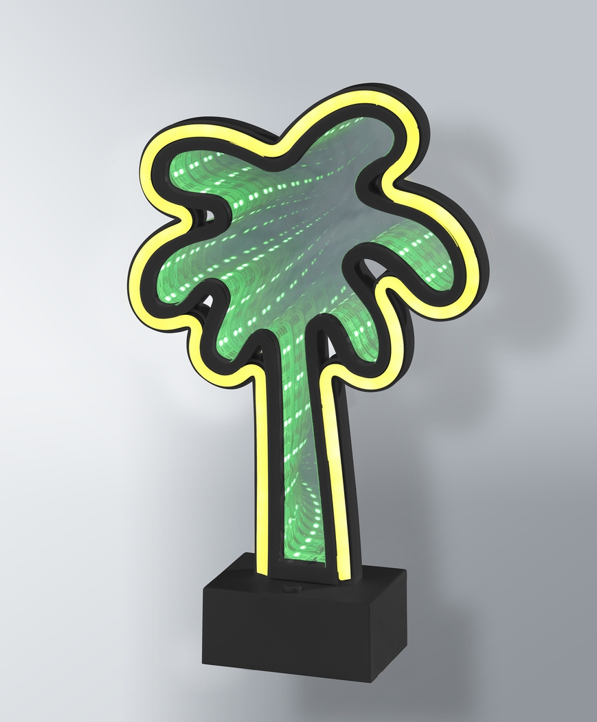 Kids Neon Palm Green Table Lamp - Thumbnail - Image 5