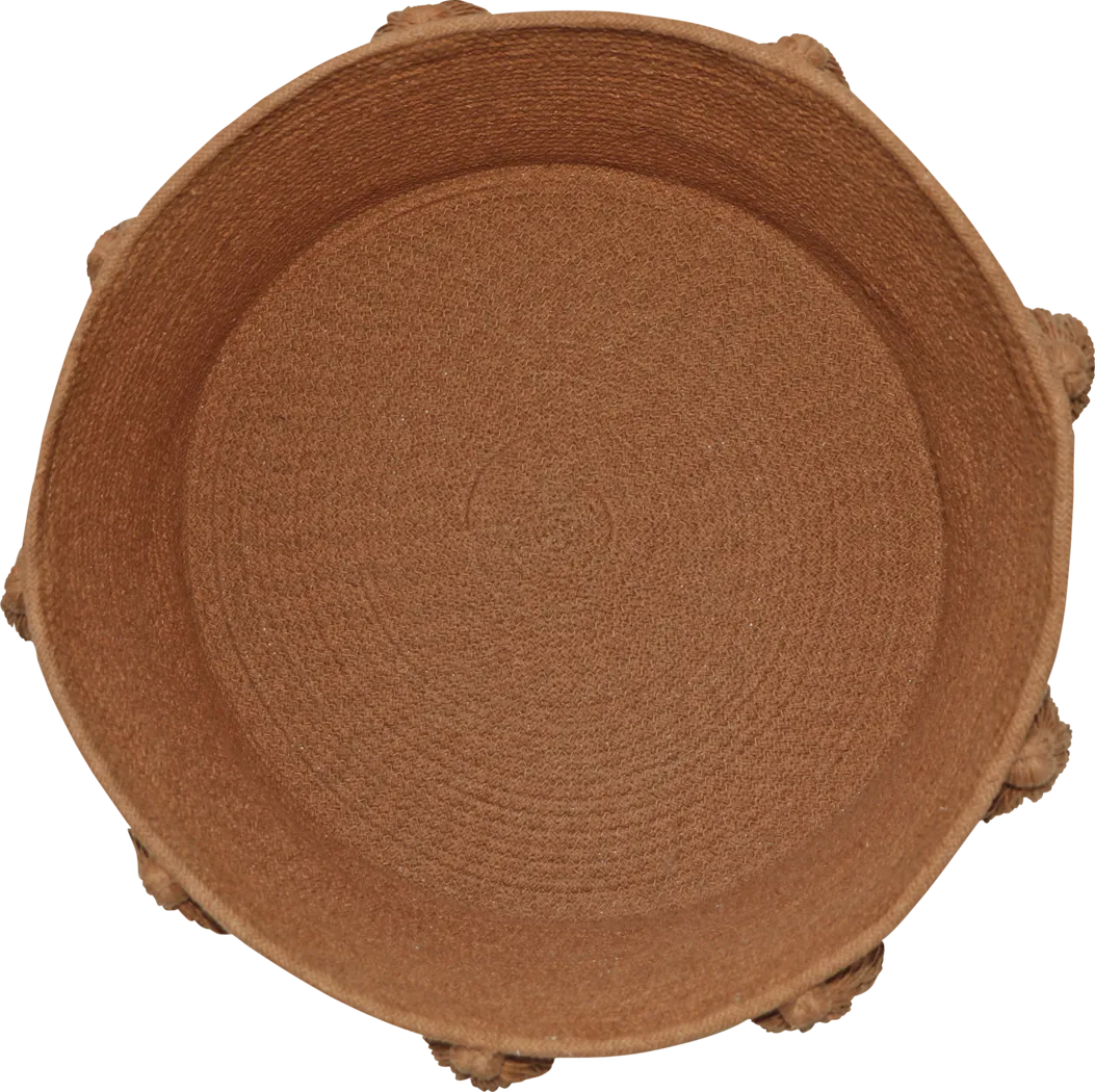 Kids New Tassels Chestnut Basket - Thumbnail - Image 2
