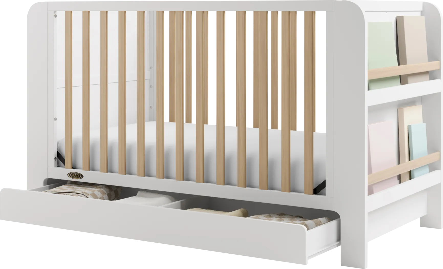 Kids Nimara White Convertible Crib - Thumbnail - Image 9