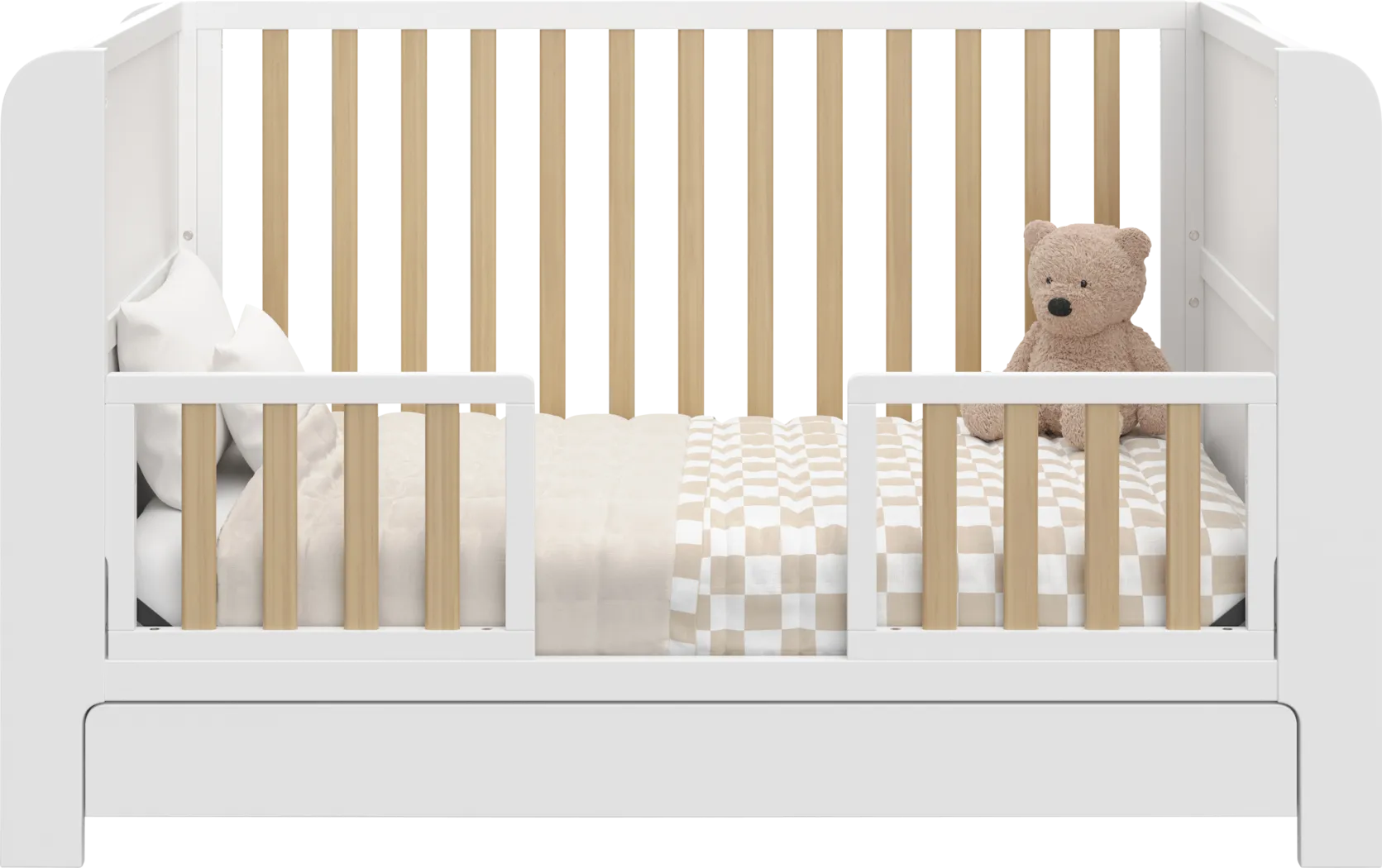 Kids Nimara White Convertible Crib - Thumbnail - Image 11
