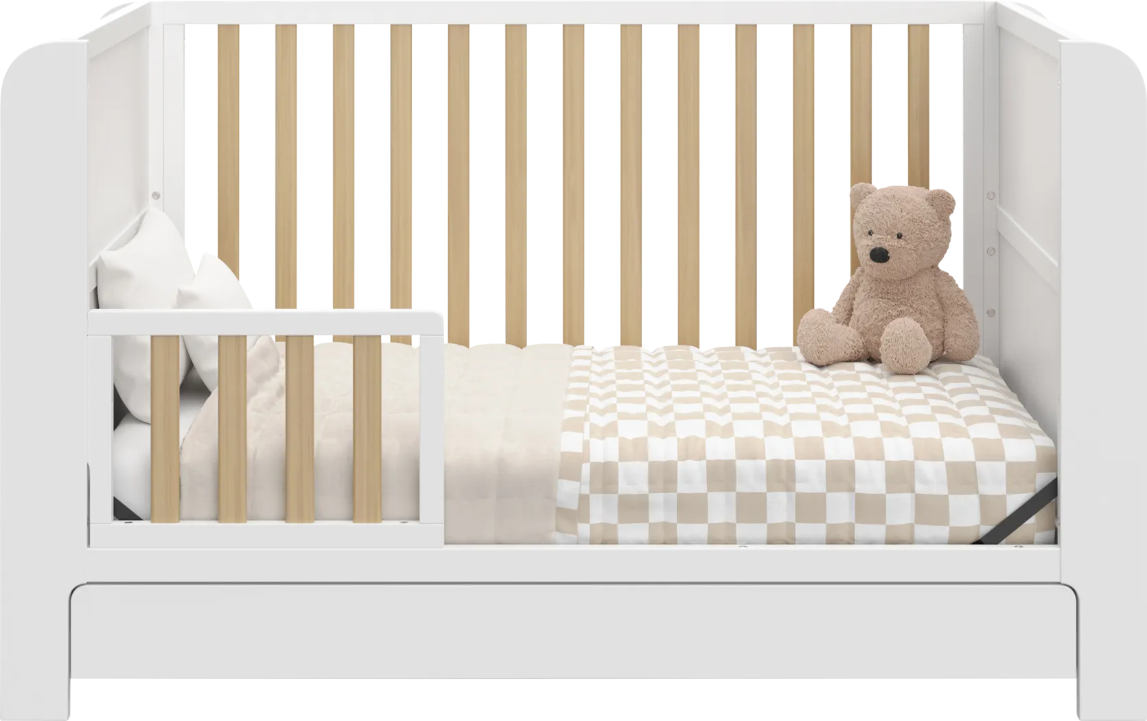 Kids Nimara White Convertible Crib - Thumbnail - Image 7