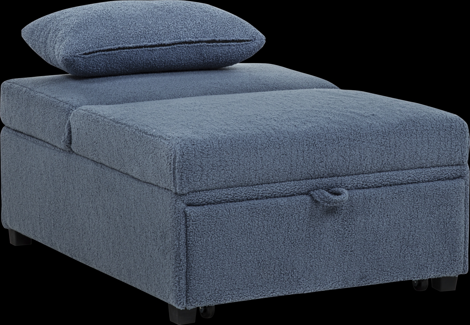 Kids Nimble 2.0 Blue Sleeper Chair - Thumbnail - Image 3