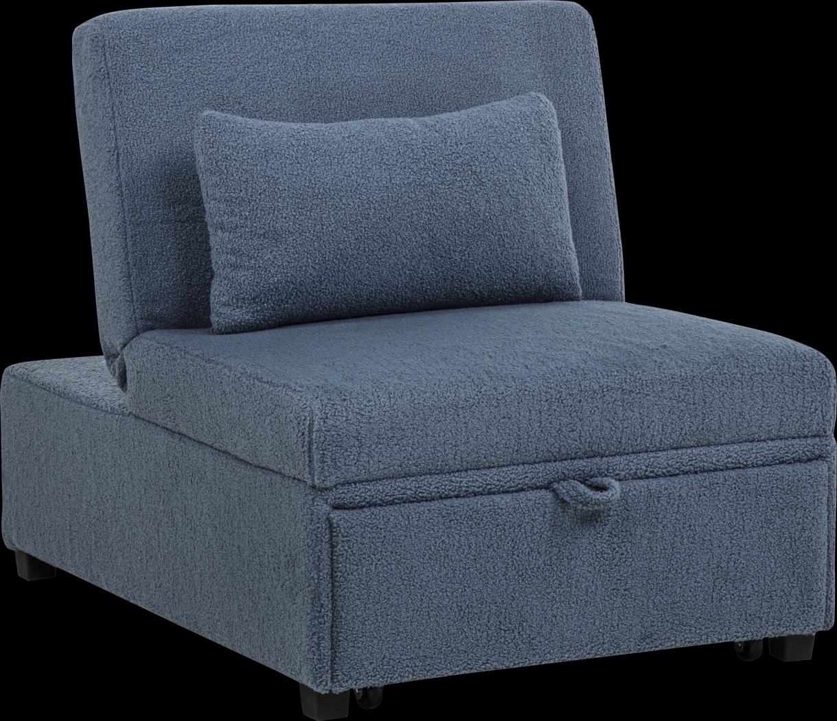 Kids Nimble 2.0 Blue Sleeper Chair - Thumbnail - Image 1