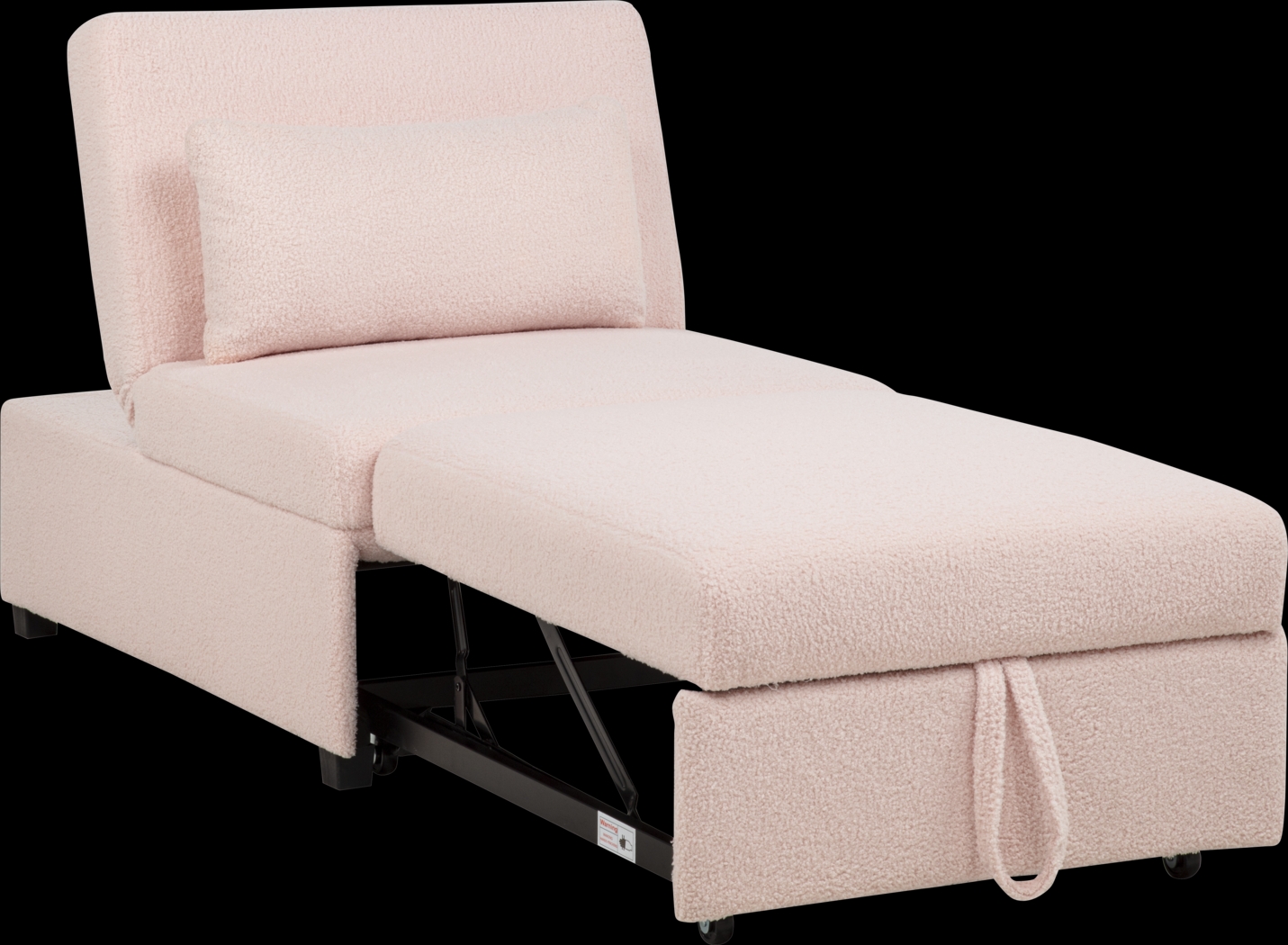 Kids Nimble 2.0 Blush Sleeper Chair - Thumbnail - Image 2