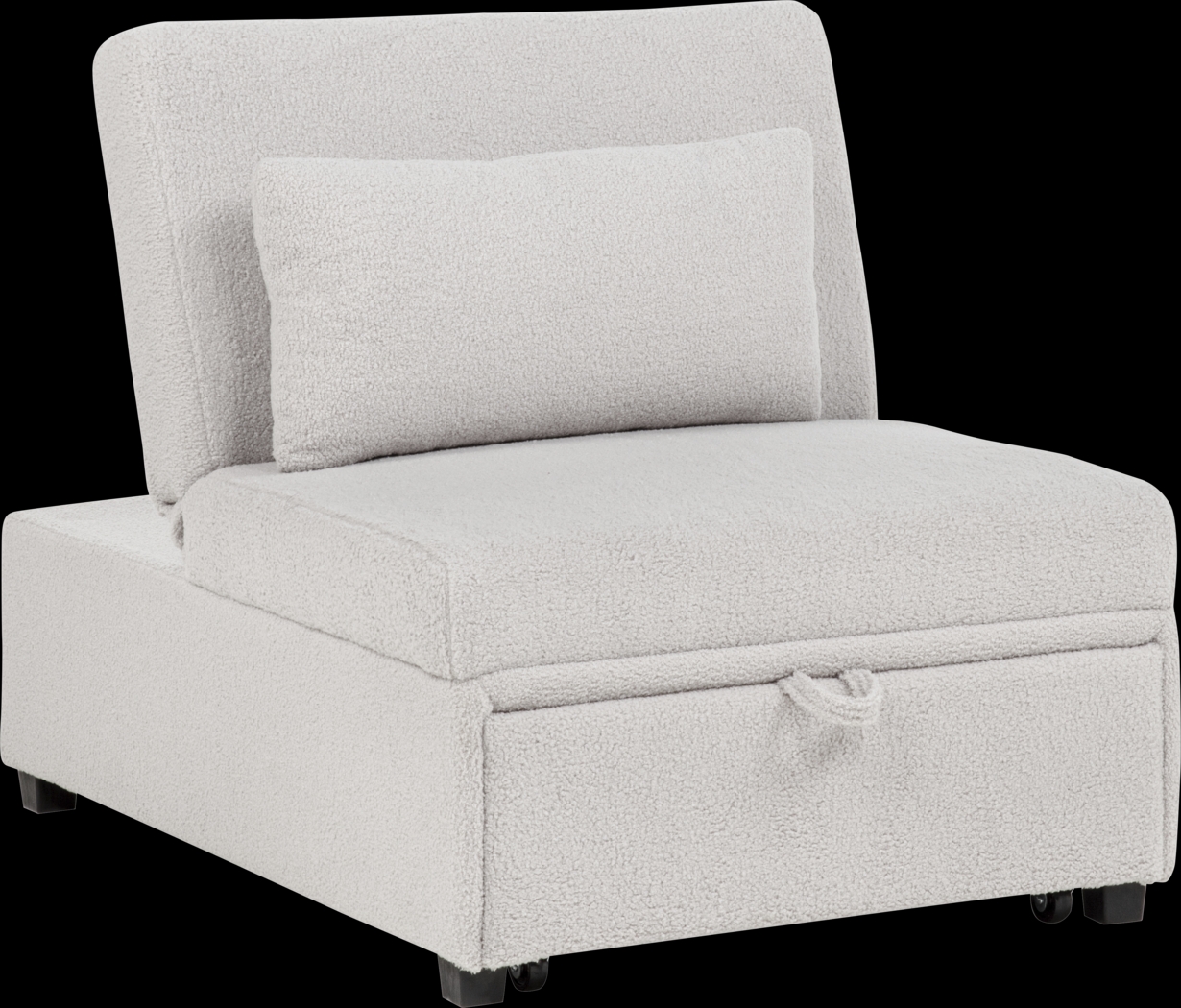 Kids Nimble 2.0 Light Gray Sleeper Chair - Thumbnail - Image 1