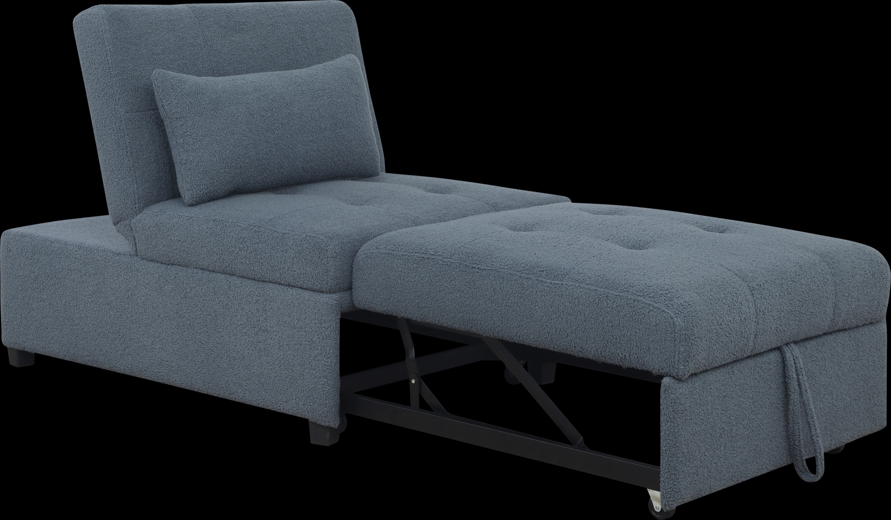 Kids Nimble Blue Sleeper Chair - Thumbnail - Image 2