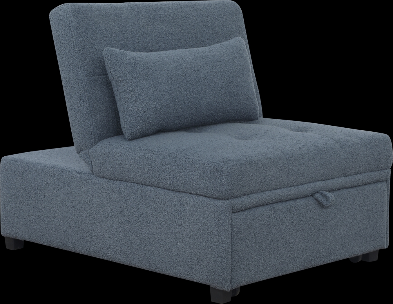 Kids Nimble Blue Sleeper Chair - Thumbnail - Image 1