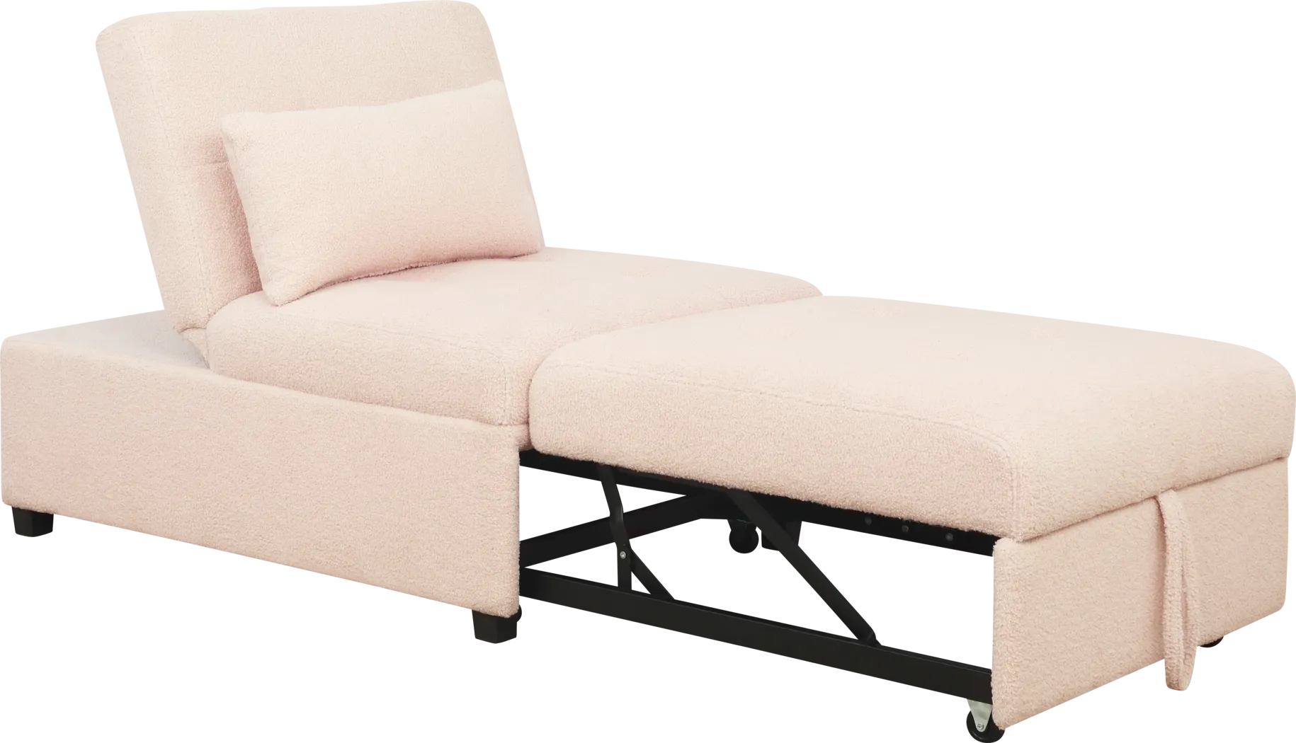 Kids Nimble Blush Sleeper Chair - Image 6