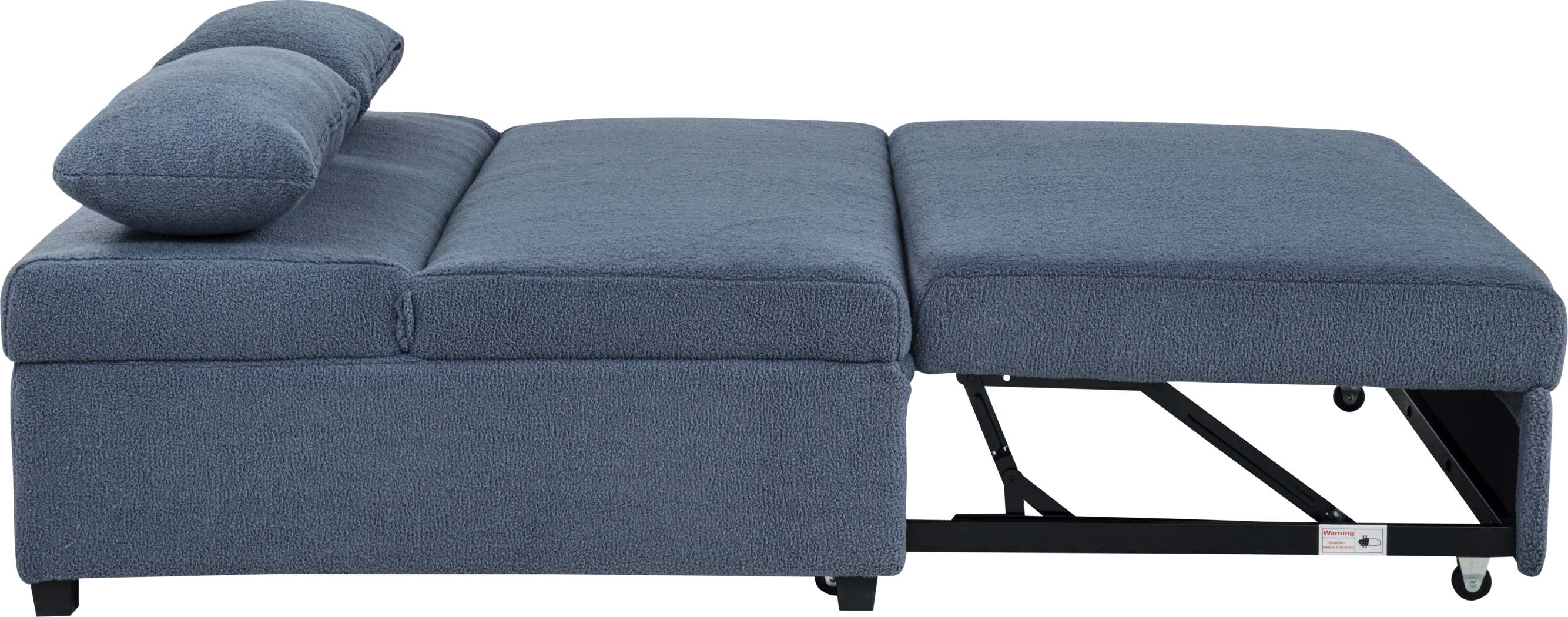 Kids Nimble XL 2.0 Blue Sleeper Chair - Thumbnail - Image 4