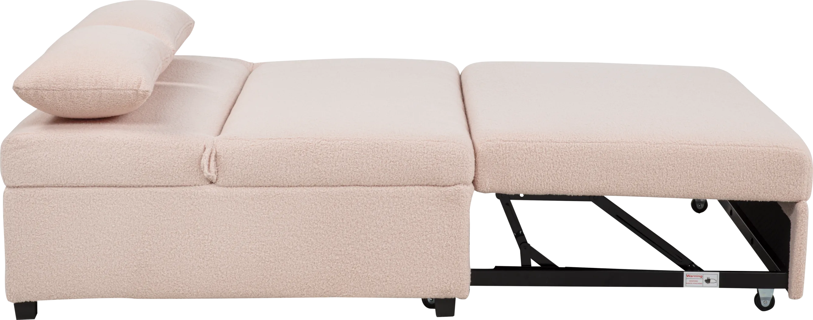 Kids Nimble XL 2.0 Blush Sleeper Chair - Thumbnail - Image 4