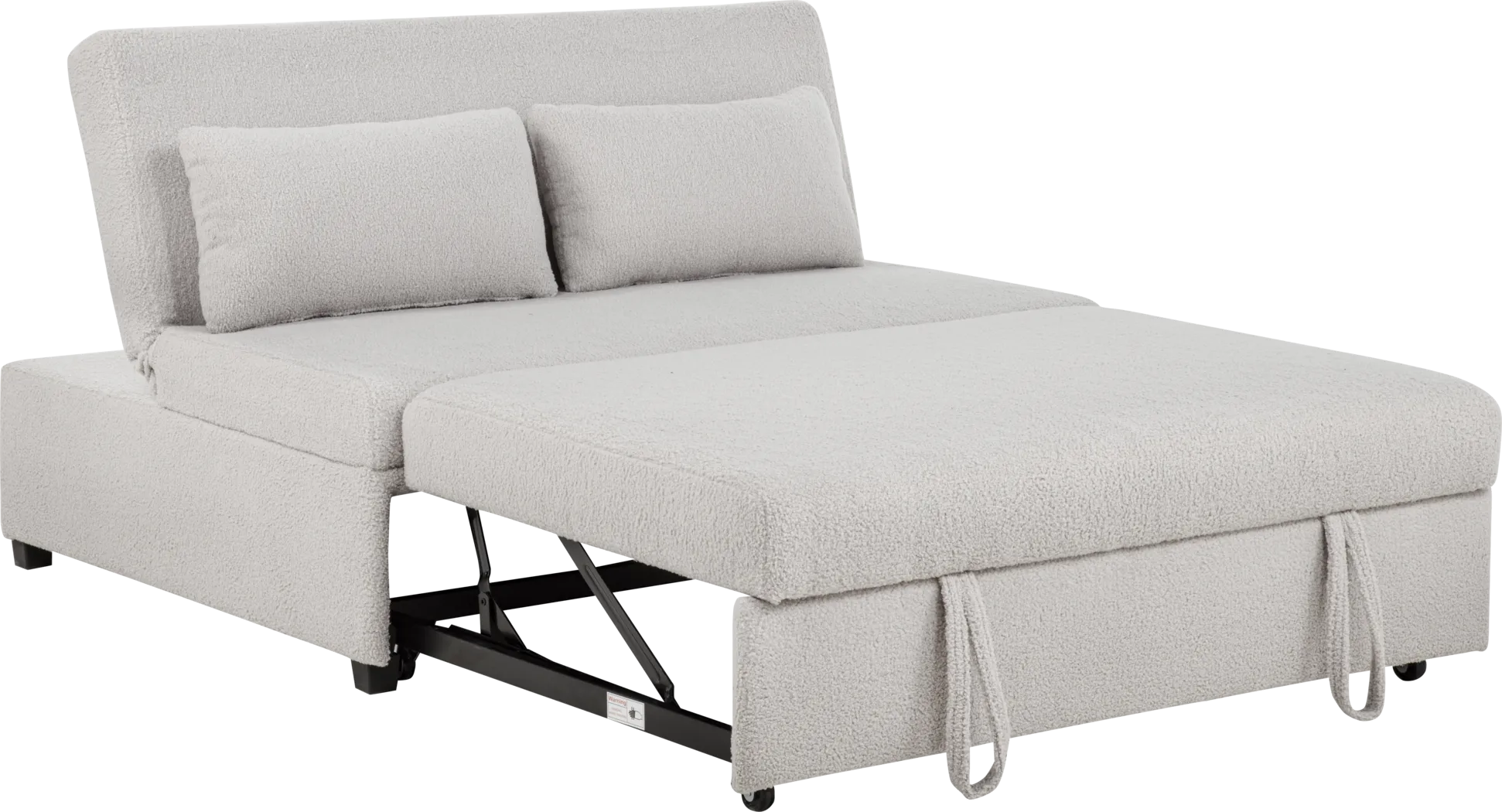 Kids Nimble XL 2.0 Light Gray Sleeper Chair - Thumbnail - Image 2