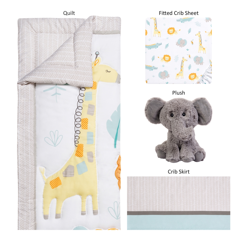 Kids Noar Yellow 4 Pc Baby Bedding Set - Thumbnail - Image 2
