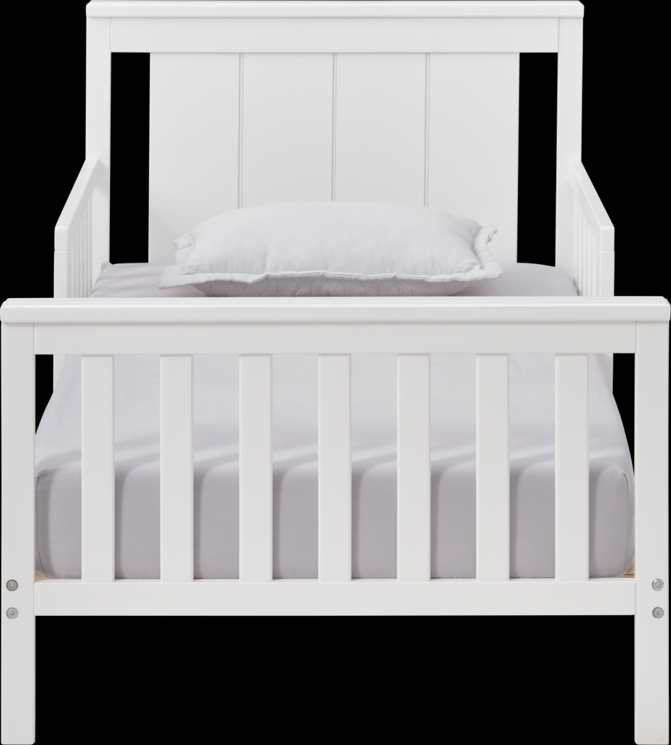 Kids Nolween White Toddler Bed - Thumbnail - Image 3