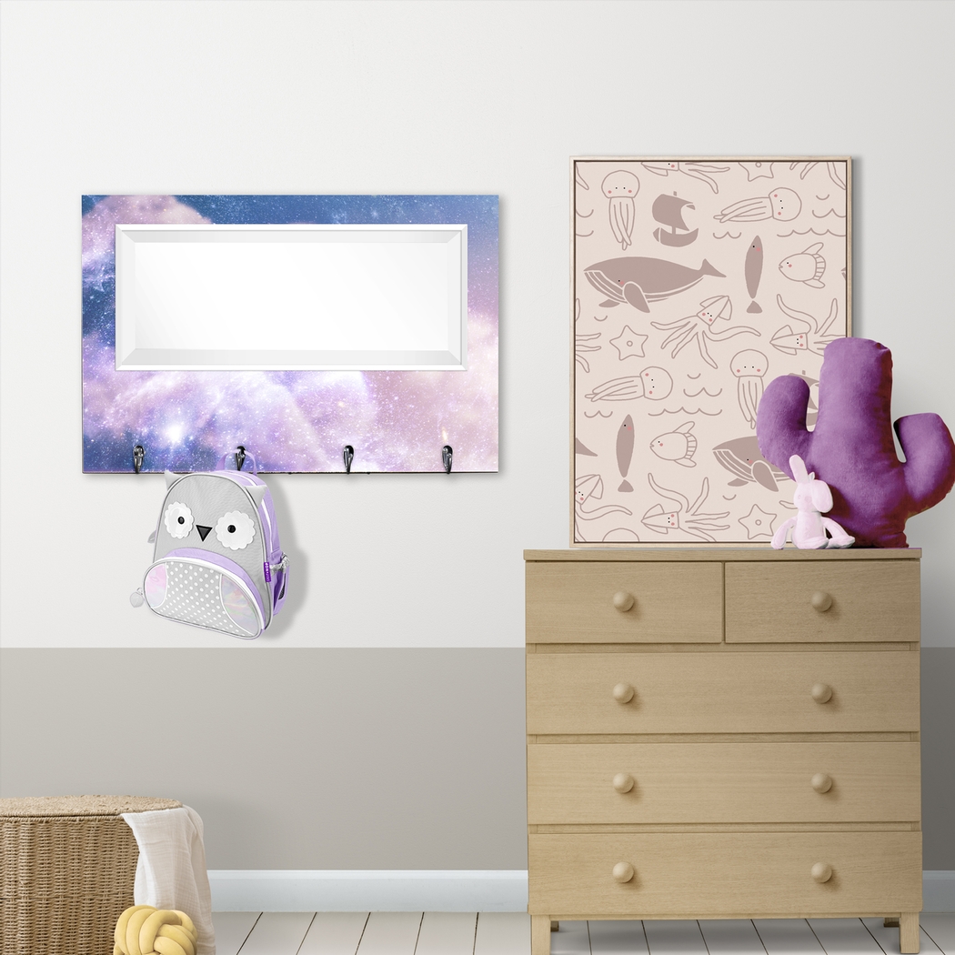 Kids Northern Sky Blue Wall Mirror - Thumbnail - Image 3