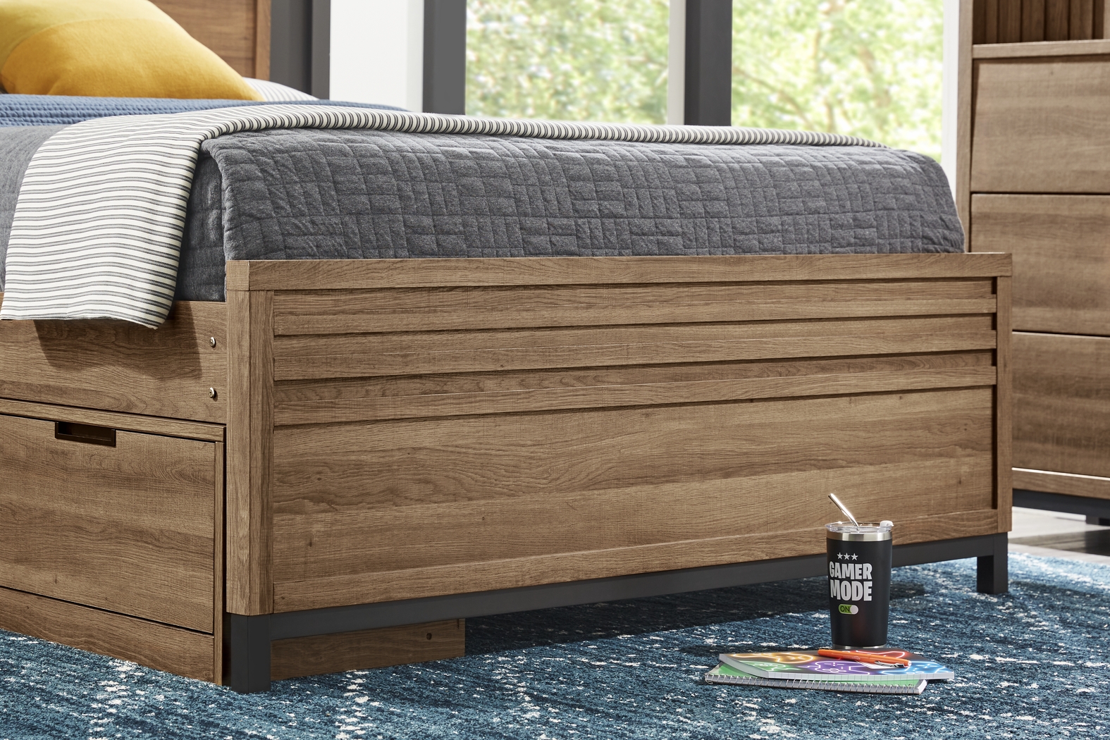 Kids Northridge Drive Caramel Full Panel Bedroom - Thumbnail - Image 5