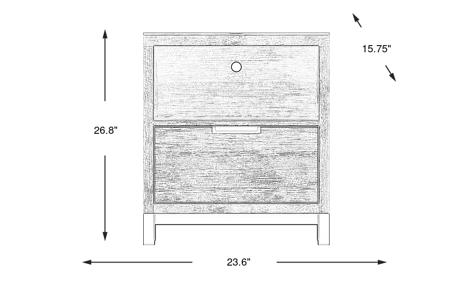 Dimension Image. Please refer to the Dimension Tab on this page for dimension details.