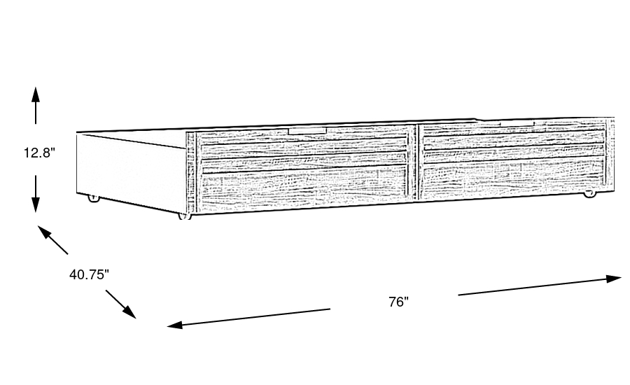 Dimension Image. Please refer to the Dimension Tab on this page for dimension details.