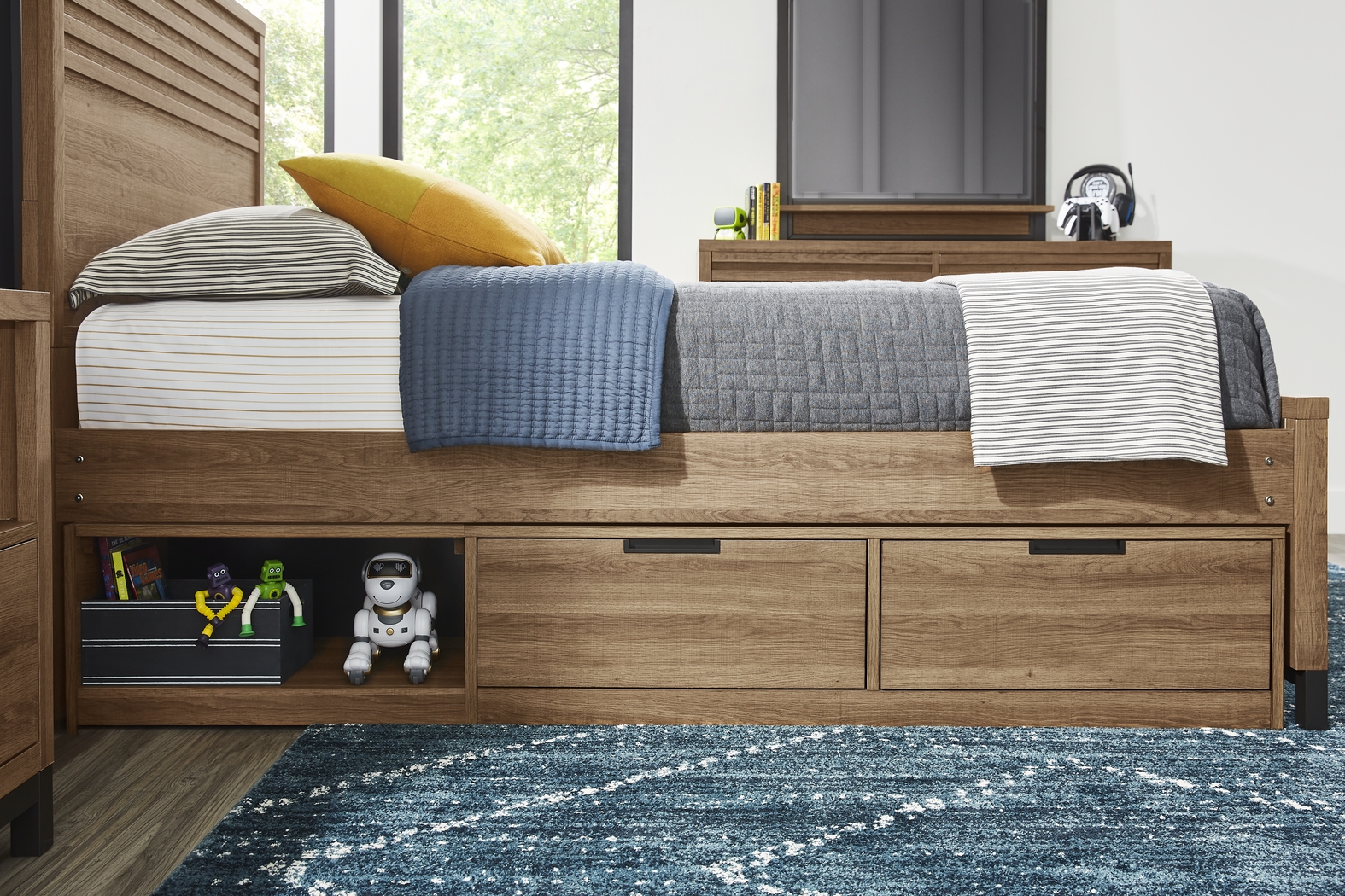 Kids Northridge Drive Caramel Underbed Storage Drawers - Thumbnail - Image 3