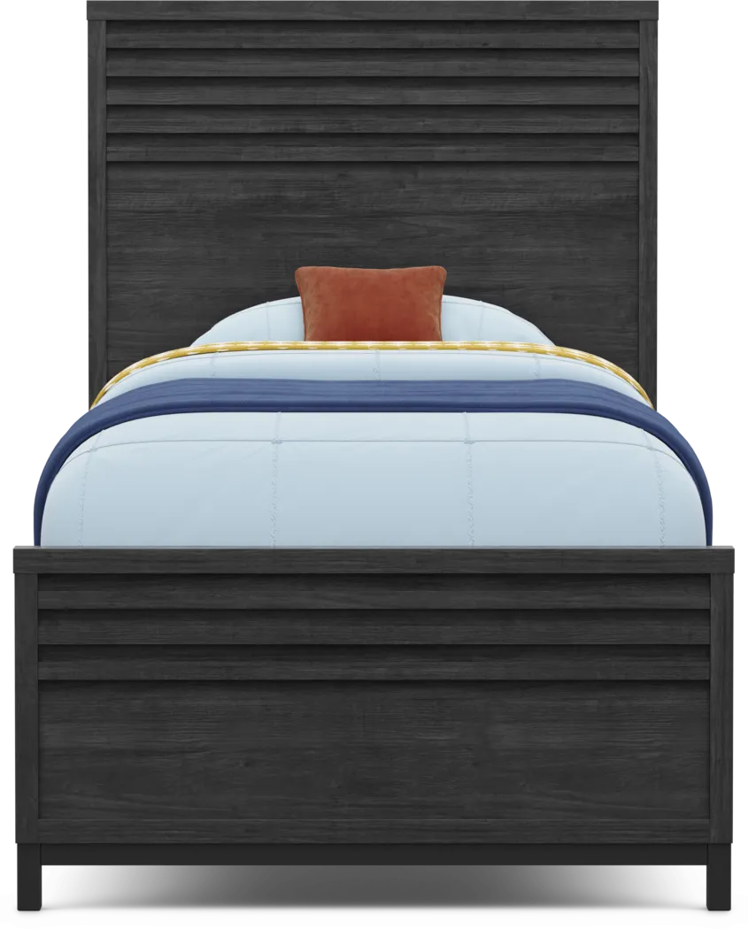 Kids Northridge Drive Charcoal Twin Panel Bedroom - Thumbnail - Image 3