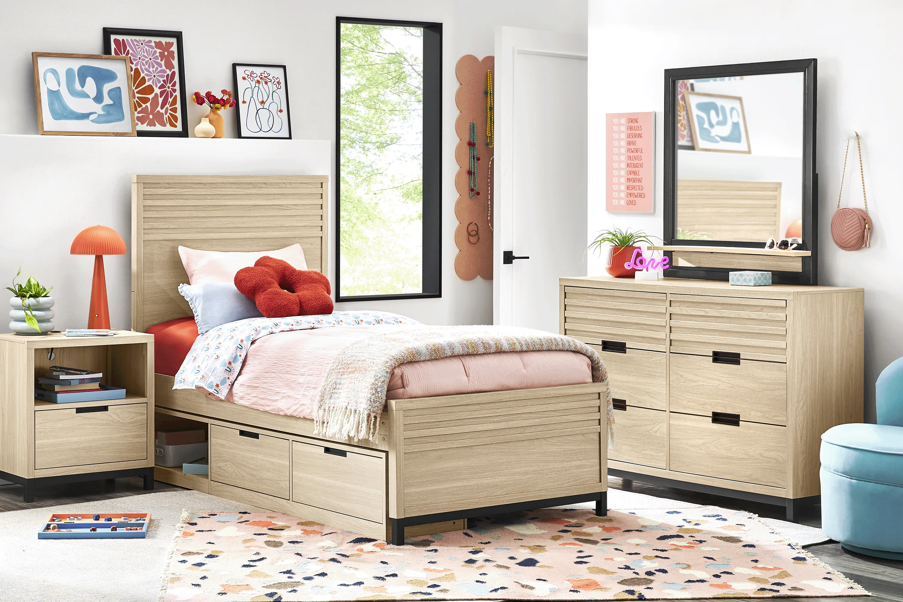 Kids Northridge Drive Oatmeal Mirror - Thumbnail - Image 2