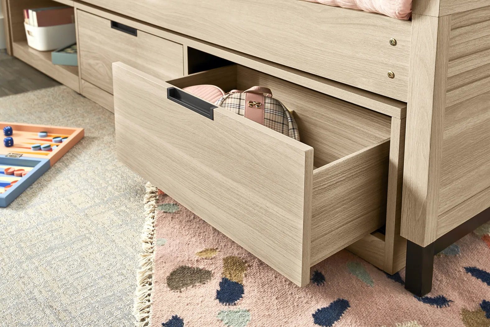 Kids Northridge Drive Oatmeal Underbed Storage Drawers - Thumbnail - Image 3