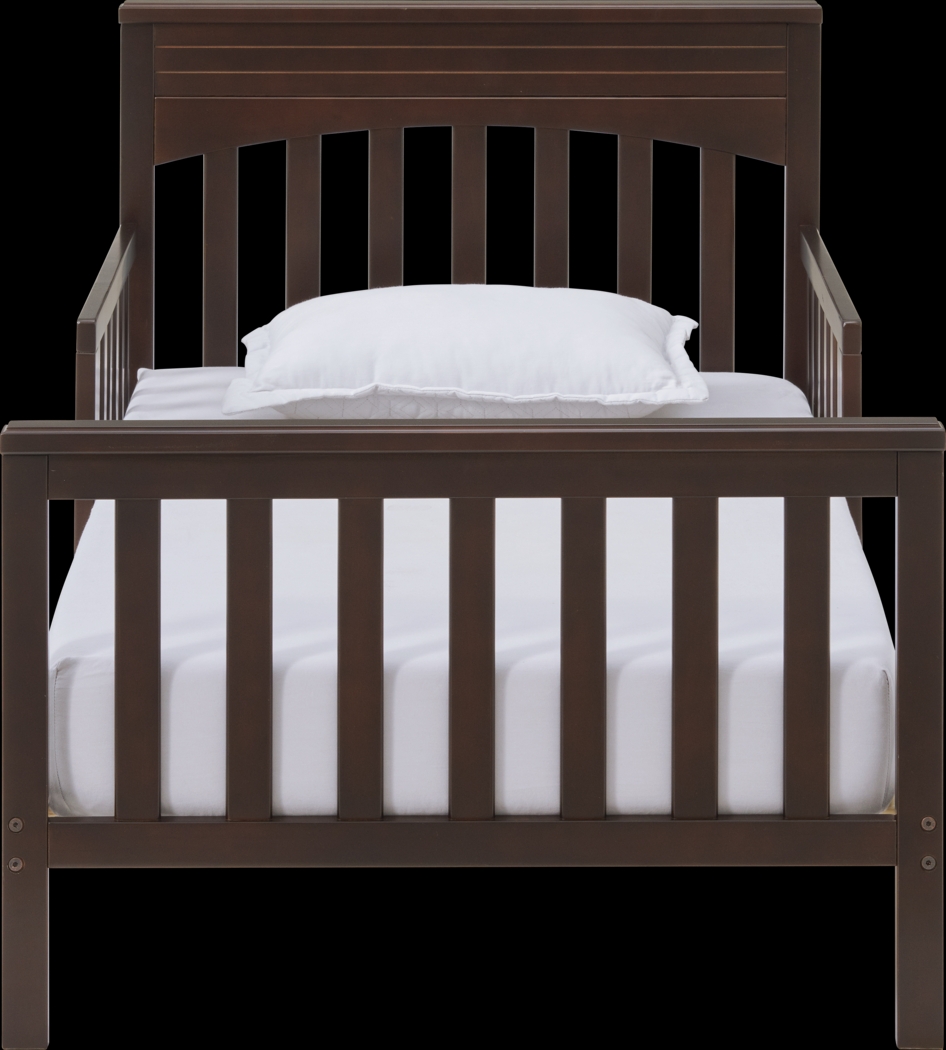 Kids Nourel Espresso Toddler Bed - Thumbnail - Image 3