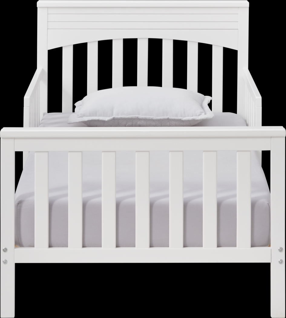 Kids Nourel White Toddler Bed - Thumbnail - Image 3