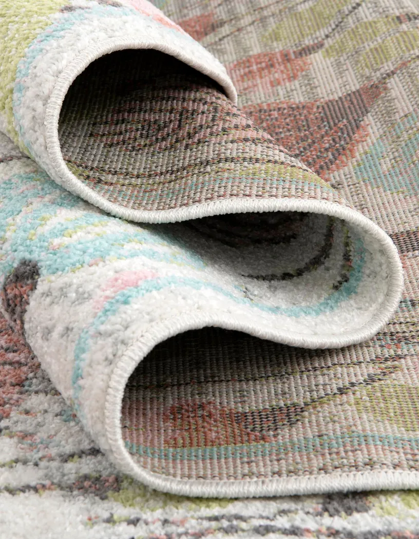 Kids Oakscape Multi 5'3 Round Rug - Thumbnail - Image 2