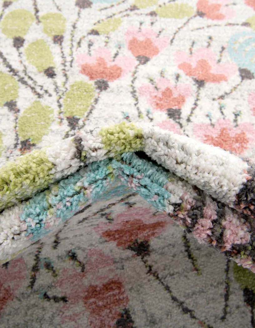 Kids Oakscape Multi 5'3 Round Rug - Thumbnail - Image 3