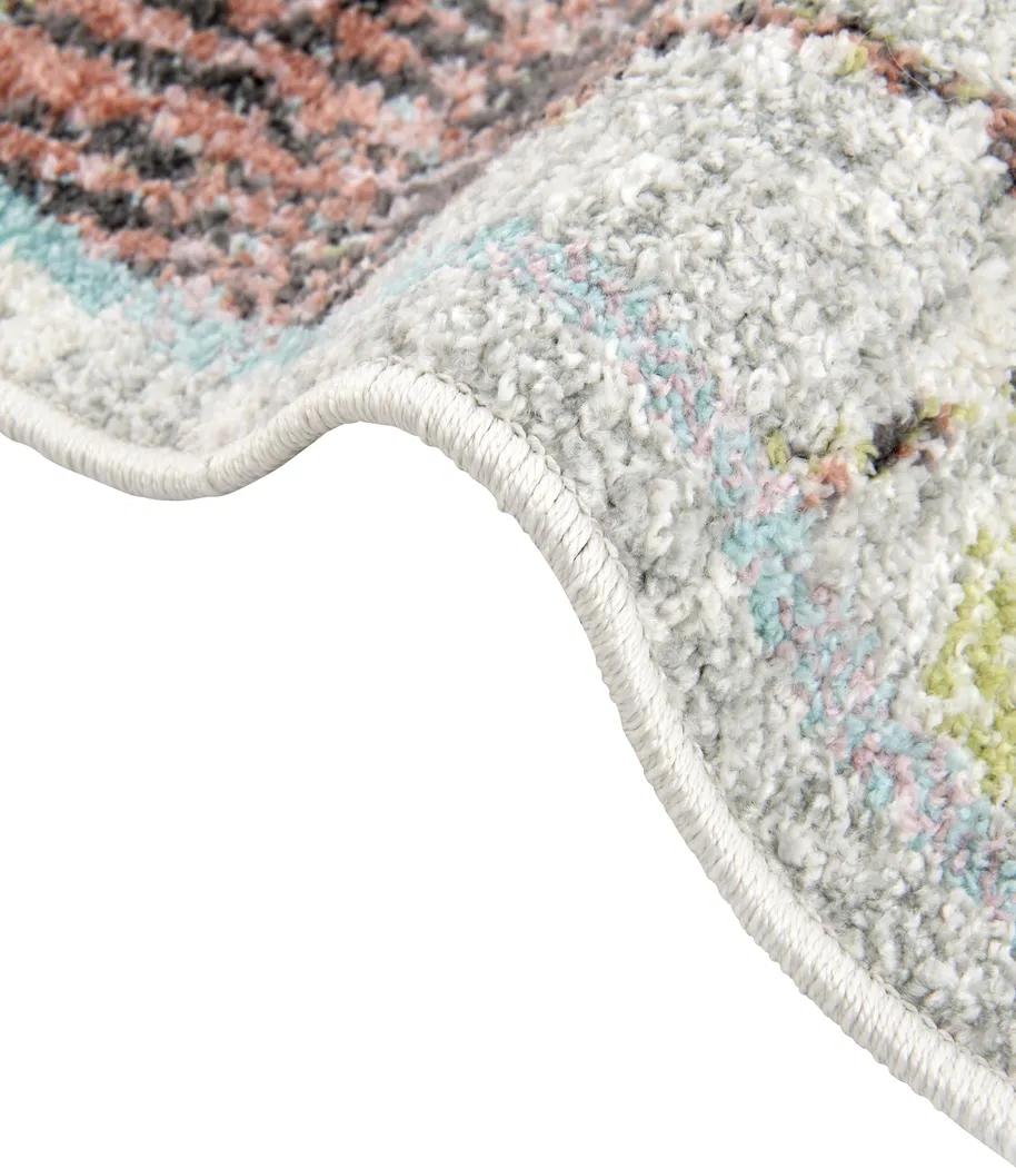 Kids Oakscape Multi 5'3 Round Rug - Thumbnail - Image 5