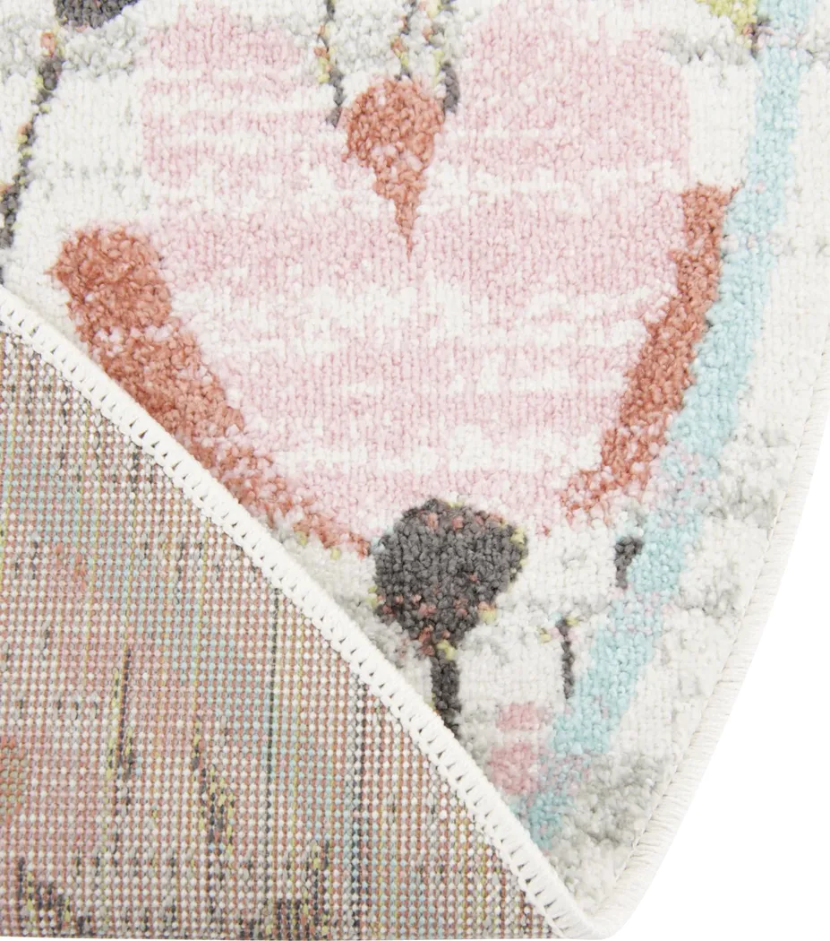 Kids Oakscape Multi 5'3 Round Rug - Thumbnail - Image 7