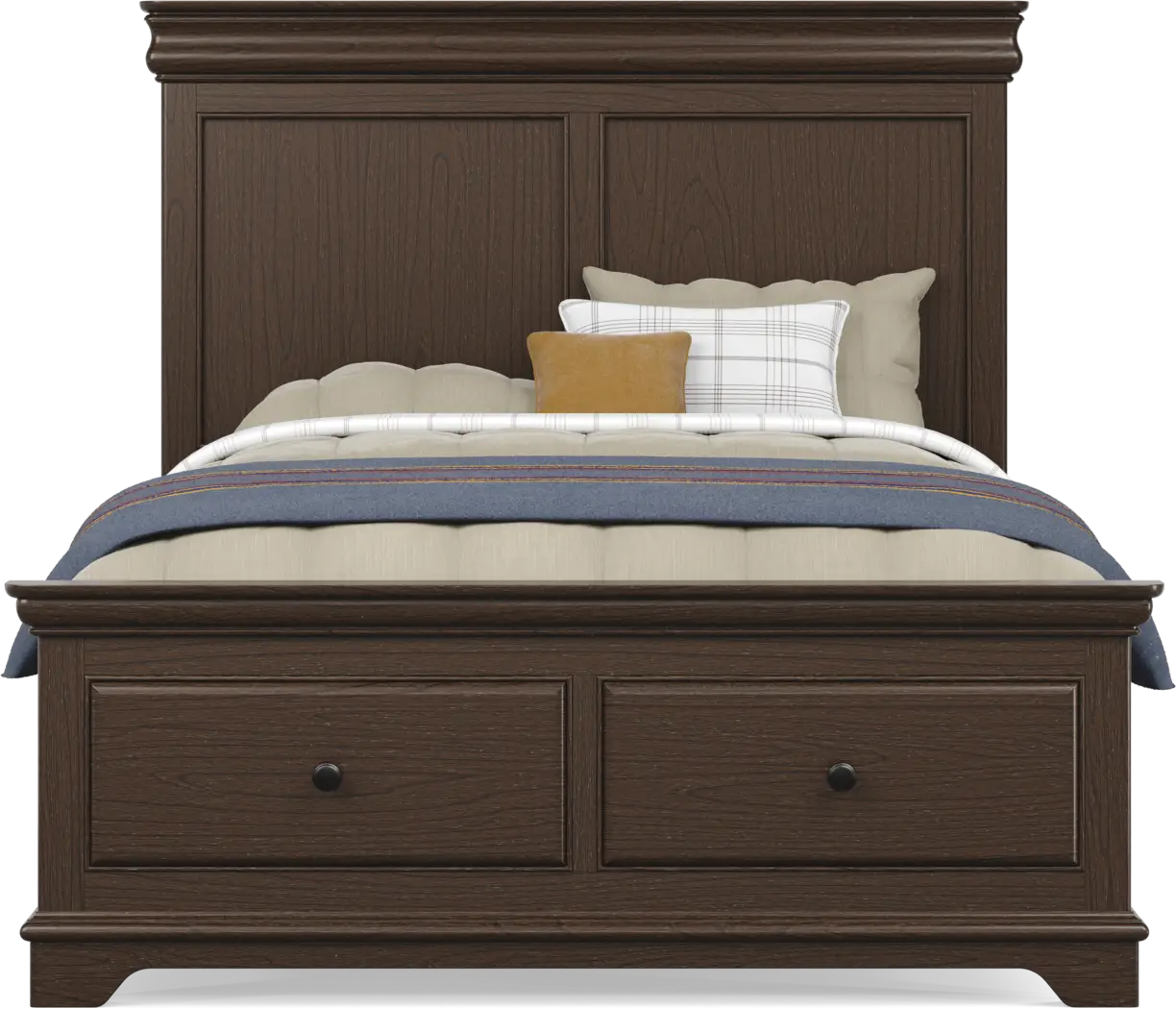 Kids Oberon Chocolate Full Storage Bed - Thumbnail - Image 3