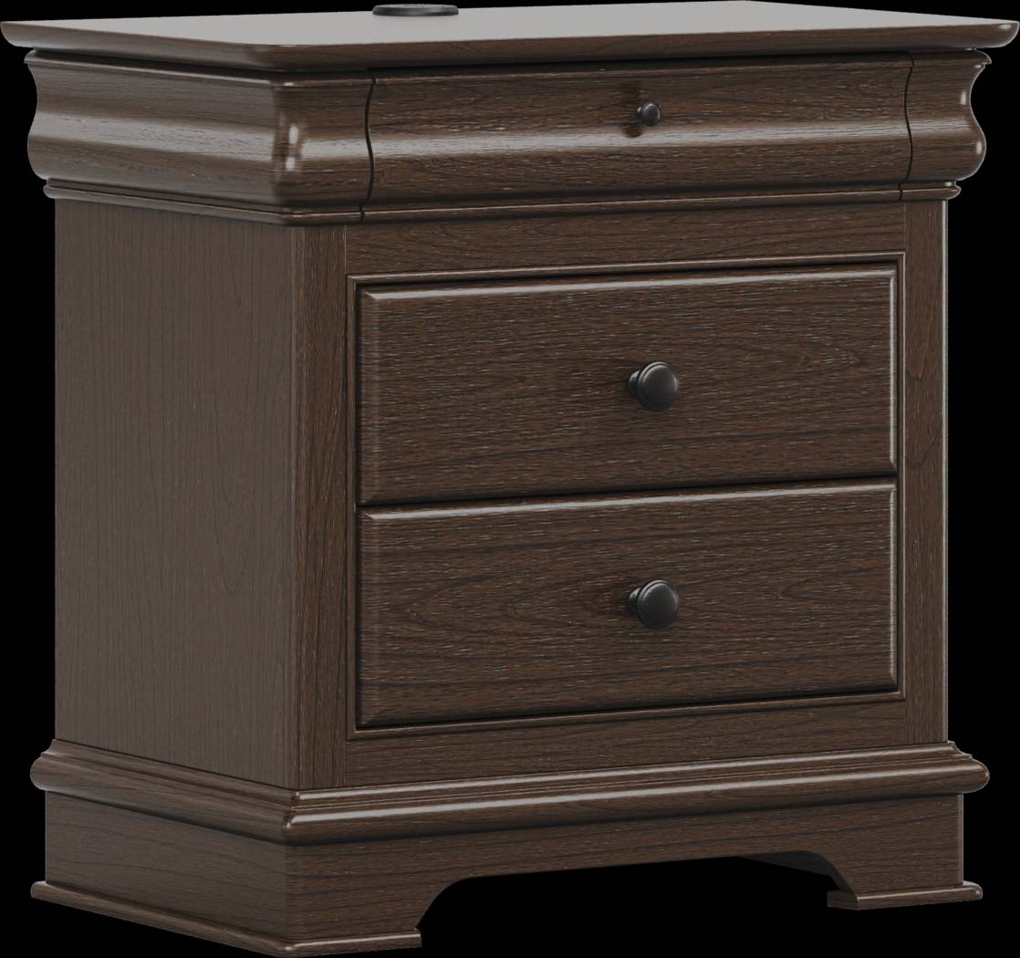 Kids Oberon Chocolate Nightstand - Thumbnail - Image 2