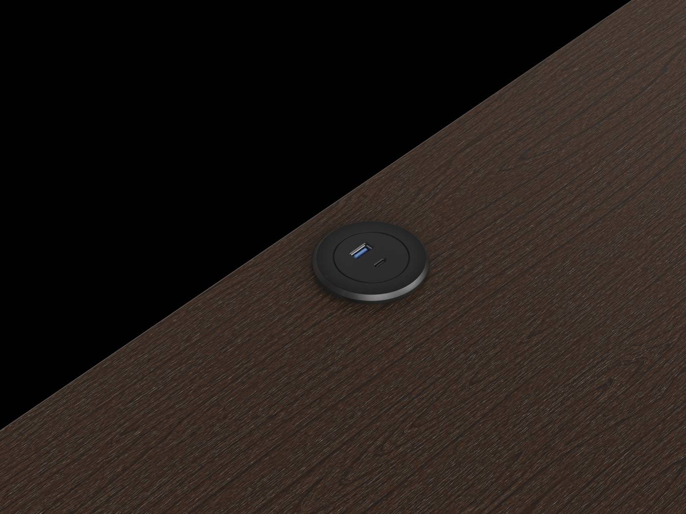 Kids Oberon Chocolate Nightstand - Thumbnail - Image 3