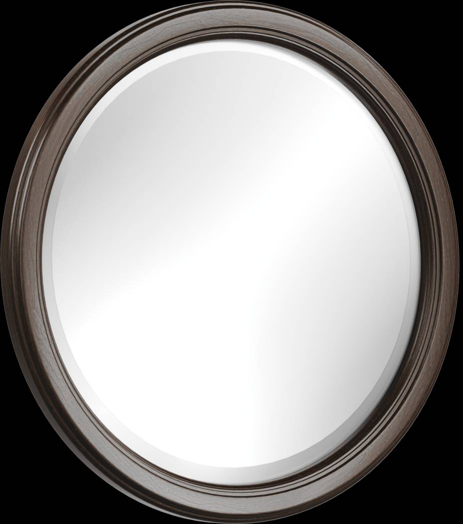 Kids Oberon Chocolate Round Mirror - Thumbnail - Image 3