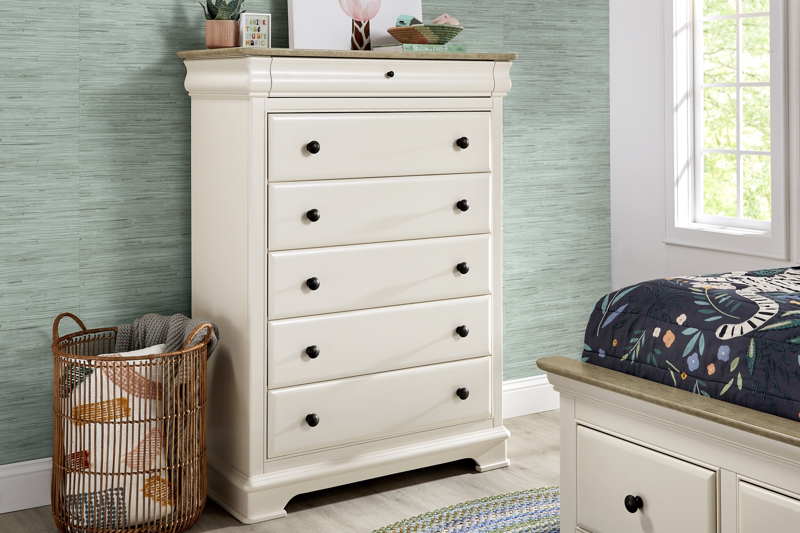 Kids Oberon Cream Chest - Thumbnail - Image 3