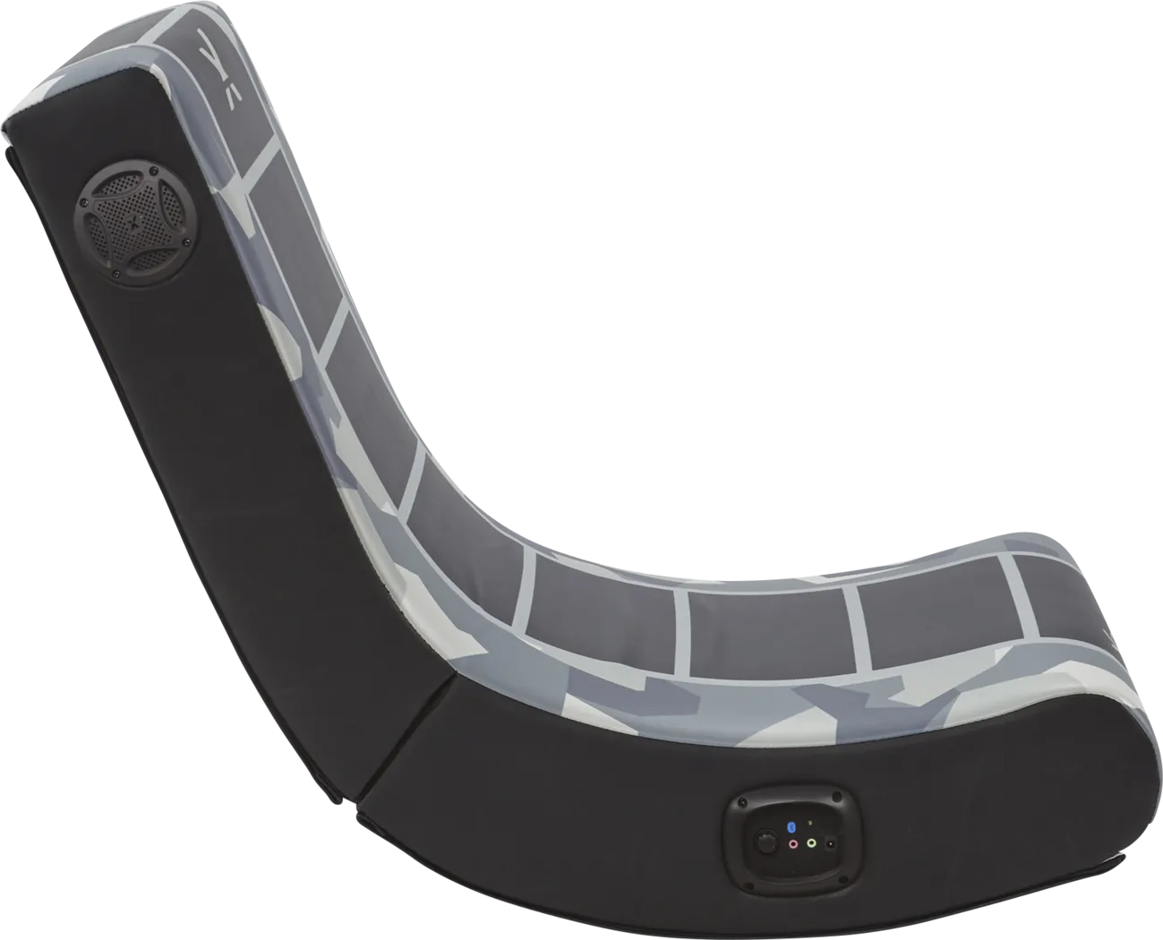 Kids Ocelio Black/Gray Gaming Rocker - Thumbnail - Image 1