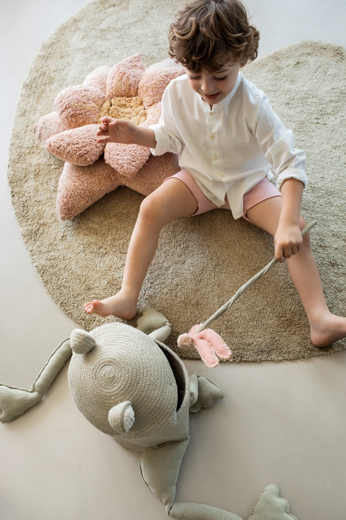 Kids Olive Frog Basket - Thumbnail - Image 3