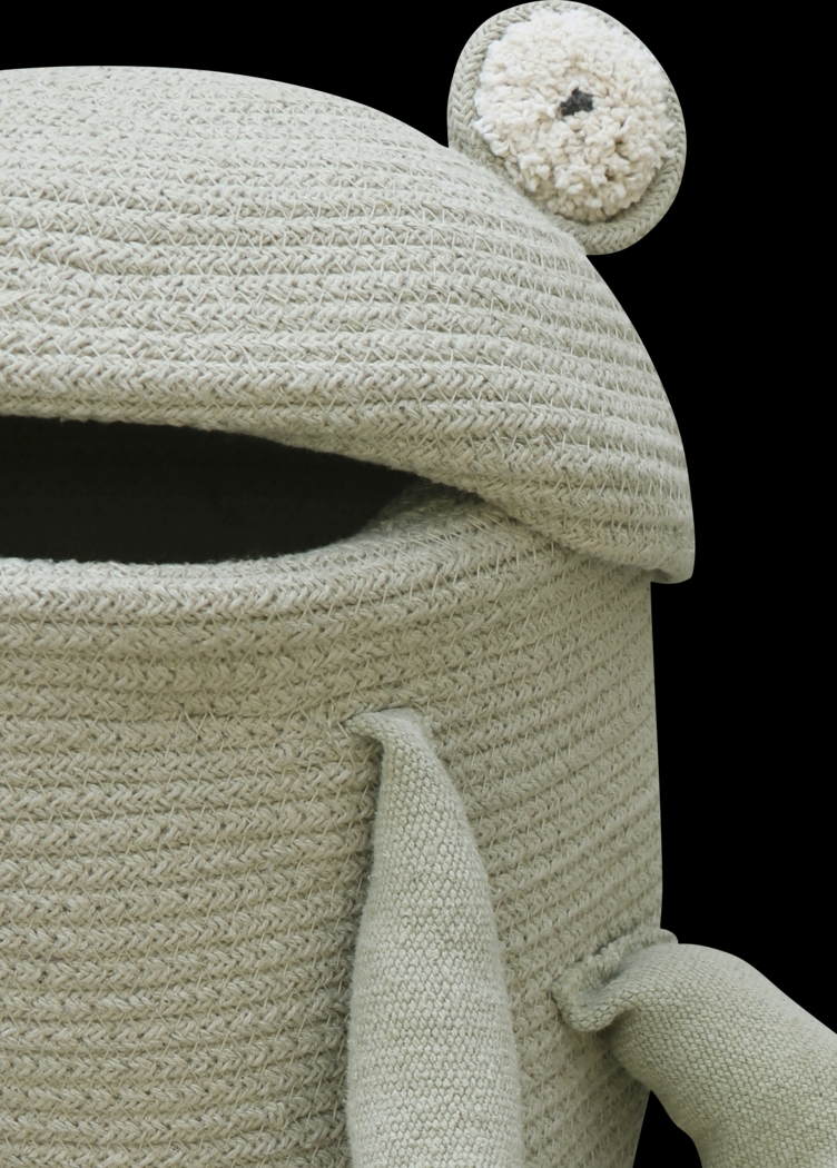 Kids Olive Frog Basket - Thumbnail - Image 4